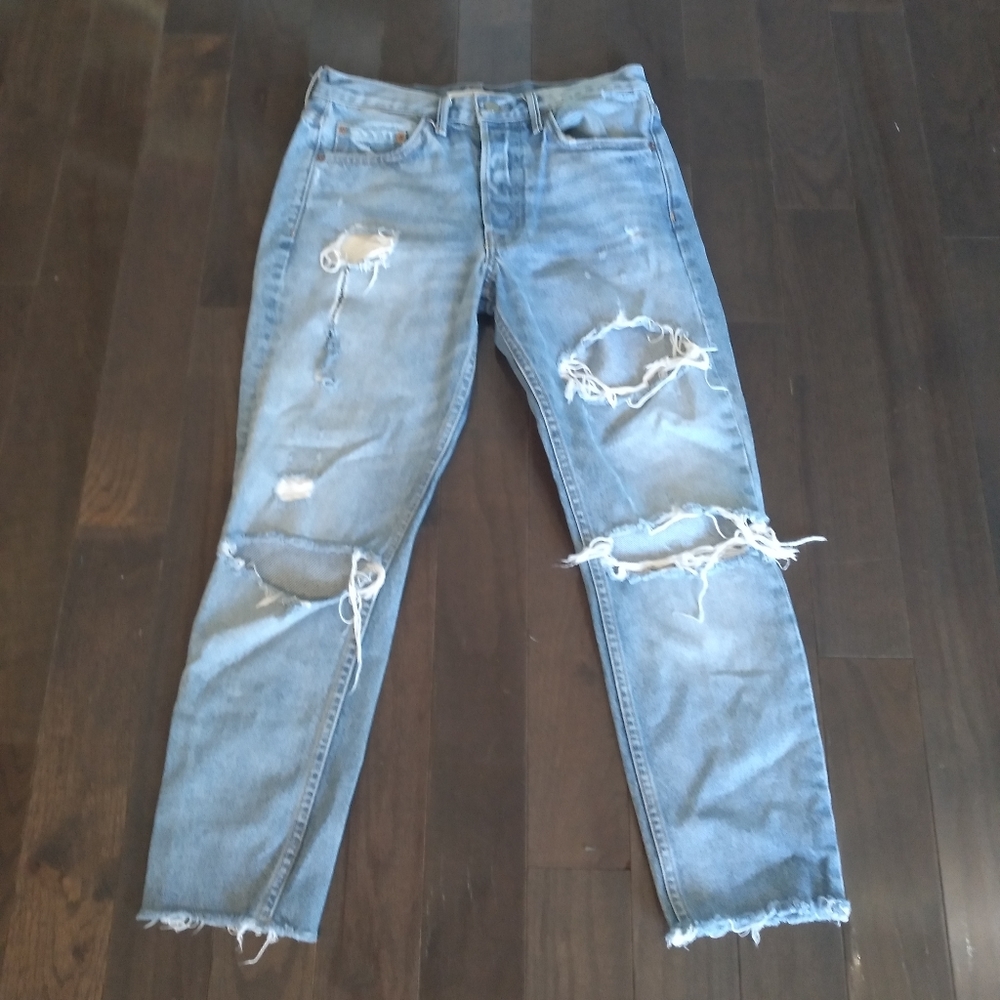 Grlfrnd distressed jeans